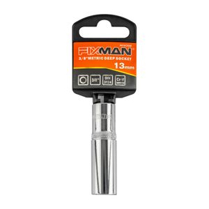 FIXMAN 13mm 3/8 Inch Drive Metric Deep Socket